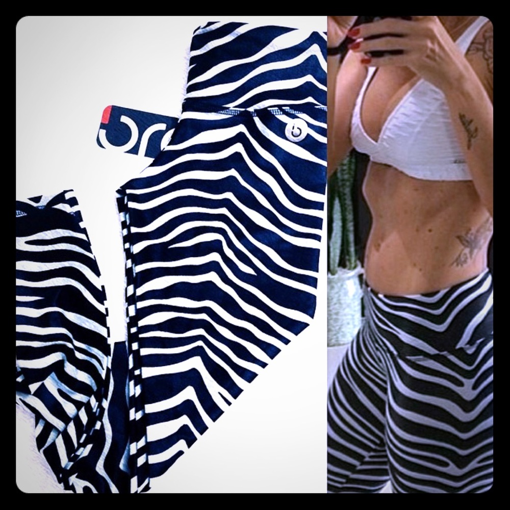 Zebra Bro Workout Leggings